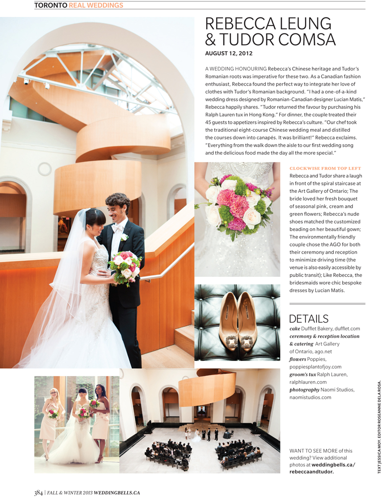 Weddingbells Fall/Winter Issue 2013